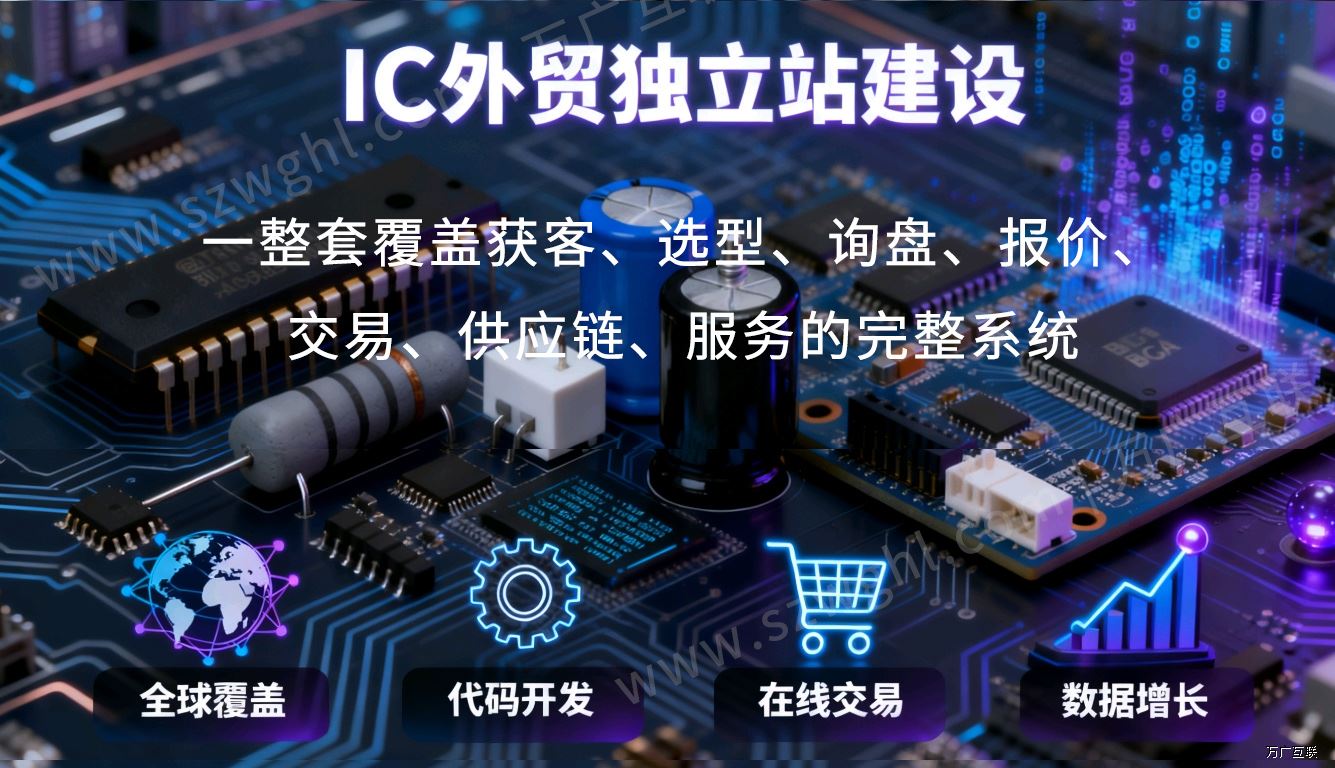 IC外贸独立站建设 IC外贸独立站建设